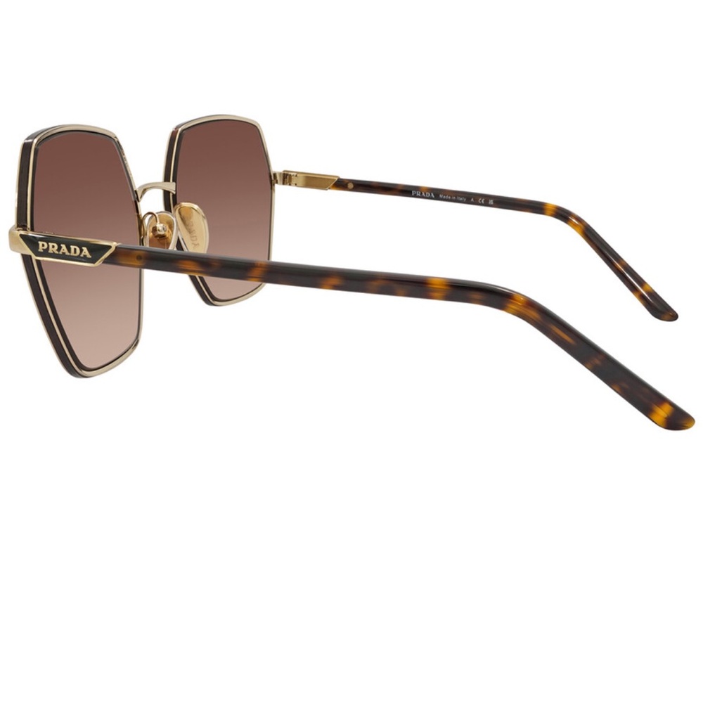 PRADA Brown Gradient Square Ladies Sunglasses - Picture 5 of 9